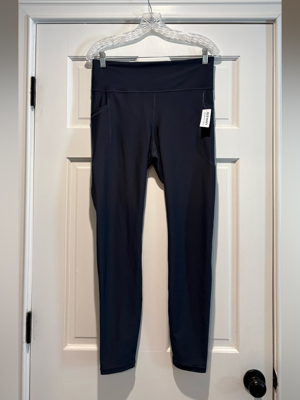 Old Navy TALL Large Navy High-Waist Powersoft Active Leggings 7/8 length‎